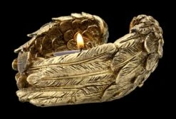 Teelichthalter - Engelsflügel Goldfarben 14 Teelichthalter - Engelsflügel Goldfarben -Figurenmodell Geschäft 2D FS22920 Teelichthalter Engelsflugel goldfarben 9 1280x1280