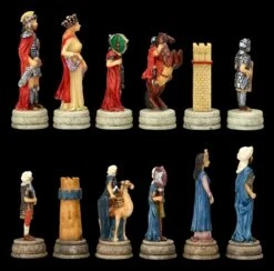 Schachfiguren Set - Römer Vs. Araber -Figurenmodell Geschäft 2D FS22986 Schachfiguren Set Romer vs Araber rechts 1280x1280