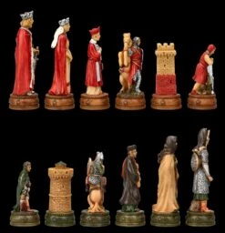 Schachfiguren Set - Camelot Artus-Sage -Figurenmodell Geschäft 2D FS22988 Schachfiguren Set Camelot Artus Sage rechts 1280x1280