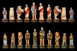 Schachfiguren Set - Römer Vs. Gladiatoren 11 Schachfiguren Set - Römer Vs. Gladiatoren -Figurenmodell Geschäft 2D FS22989 Schachfiguren Set Romer vs Gladiatoren total 1280x1280