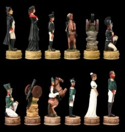 Schachfiguren Set - Napoleon In Rußland -Figurenmodell Geschäft 2D FS22990 Schachfiguren Set Napoleon in Russland rechts 1280x1280