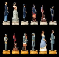 Schachfiguren Set - Amerikanischer Bürgerkrieg -Figurenmodell Geschäft 2D FS22991 Schachfiguren Set Amerikanischer Burgerkrieg 2 rechts 1280x1280