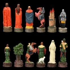 Schachfiguren Set - Robin Hood 9 Schachfiguren Set - Robin Hood -Figurenmodell Geschäft 2D FS22996 Schachbrett Set Robin Hood hinten 1280x1280