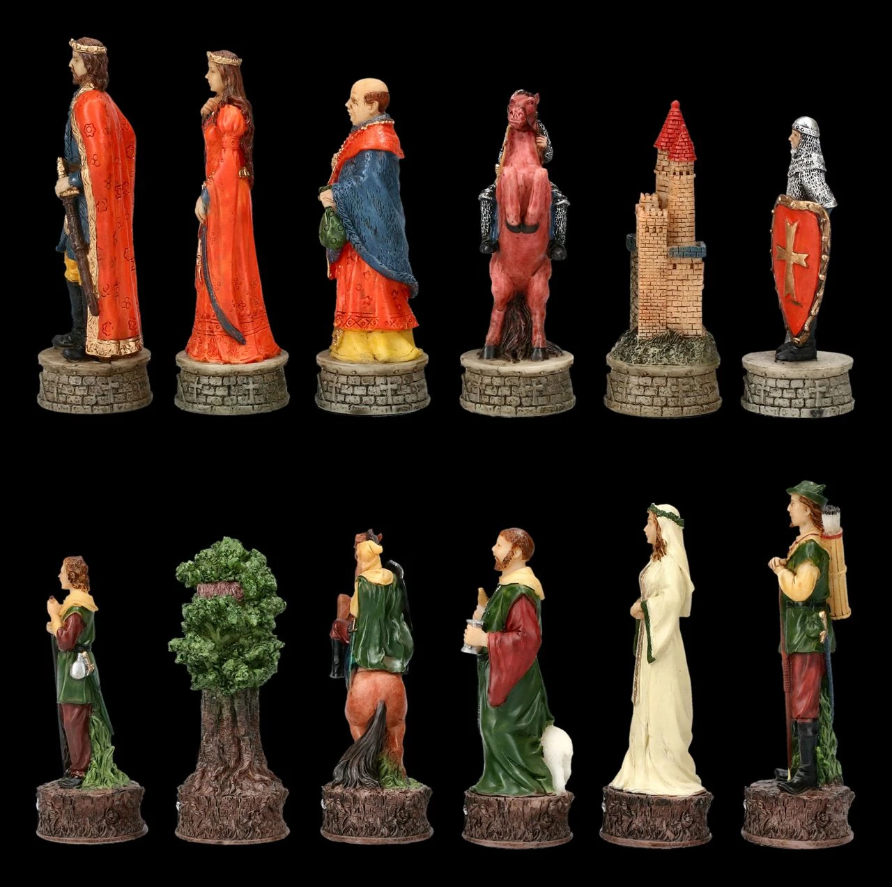 Schachfiguren Set - Robin Hood 4 Schachfiguren Set - Robin Hood – Bild 2