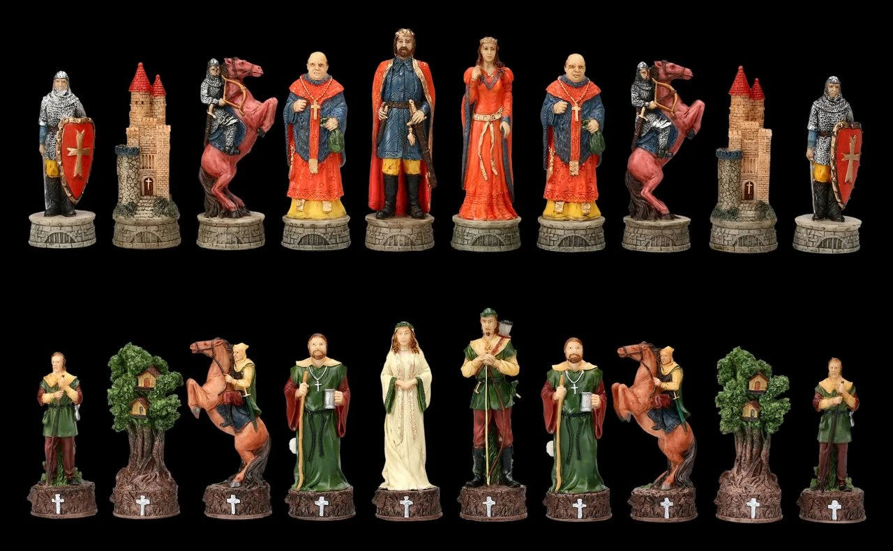 Schachfiguren Set - Robin Hood 7 Schachfiguren Set - Robin Hood – Bild 5