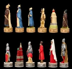 Schachfiguren Set - Russen Vs. Mongolen 8 Schachfiguren Set - Russen Vs. Mongolen -Figurenmodell Geschäft 2D FS22997 Schachfiguren Set Russen vs Mongolen links 1280x1280
