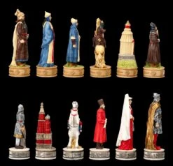 Schachfiguren Set - Russen Vs. Mongolen 10 Schachfiguren Set - Russen Vs. Mongolen -Figurenmodell Geschäft 2D FS22997 Schachfiguren Set Russen vs Mongolen rechts 1280x1280
