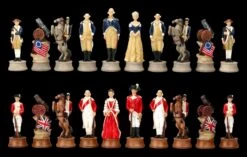 Schachfiguren Set - Amerikanischer Unabhängigkeitskrieg -Figurenmodell Geschäft 2D FS23001 Schachfiguren Set Amerikanischer Unabhangigkeitskrieg total 1280x1280