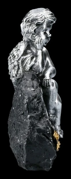 Grabengel Figur Silberfarben - Wir Vermissen Dich 13 Grabengel Figur Silberfarben - Wir Vermissen Dich -Figurenmodell Geschäft 2D FS23003 Grabengel Figur silberfarben Wir vermissen Dich 5 1280x1280