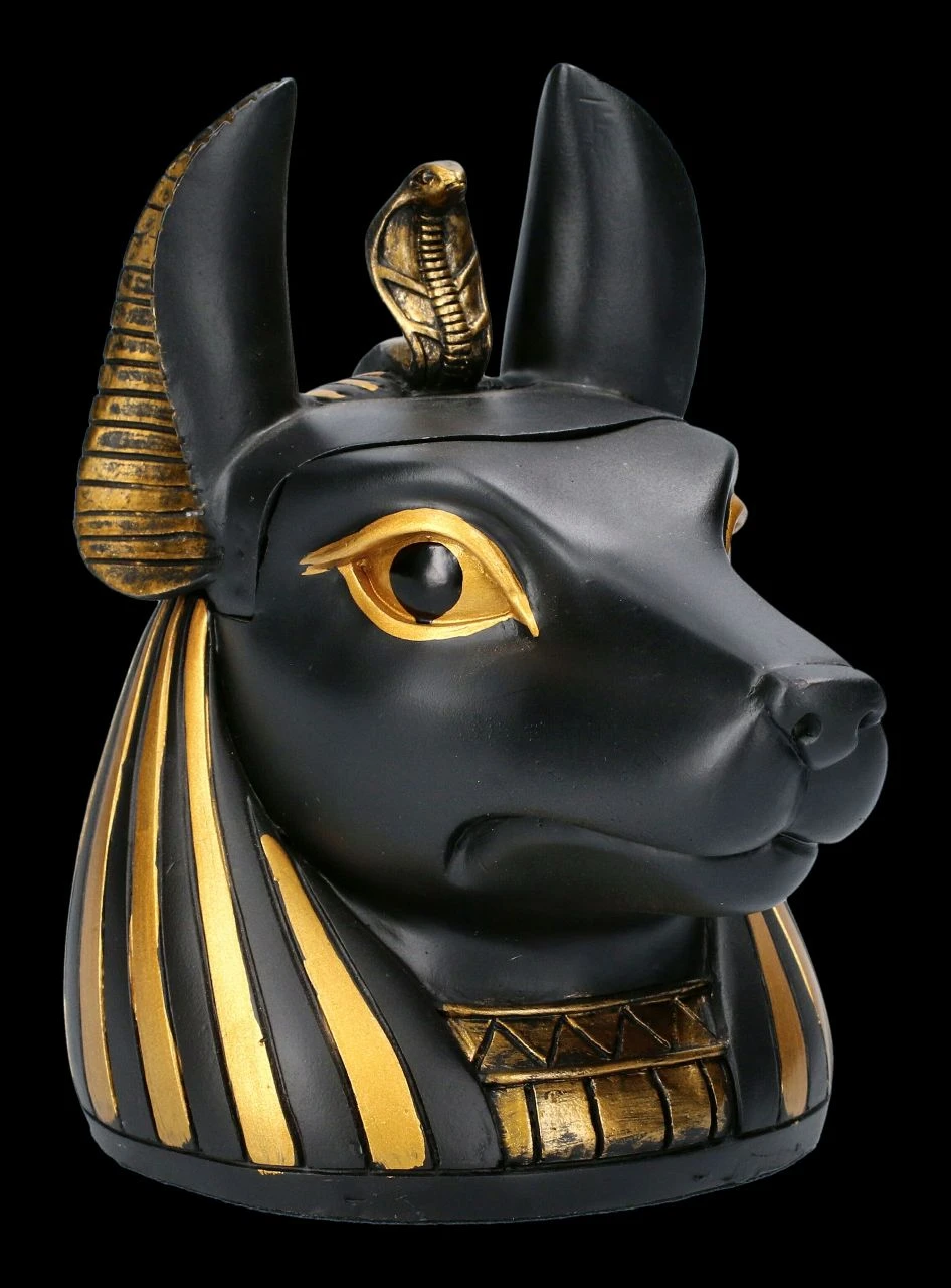 Schatulle - Anubis Kopf 3 Schatulle - Anubis Kopf