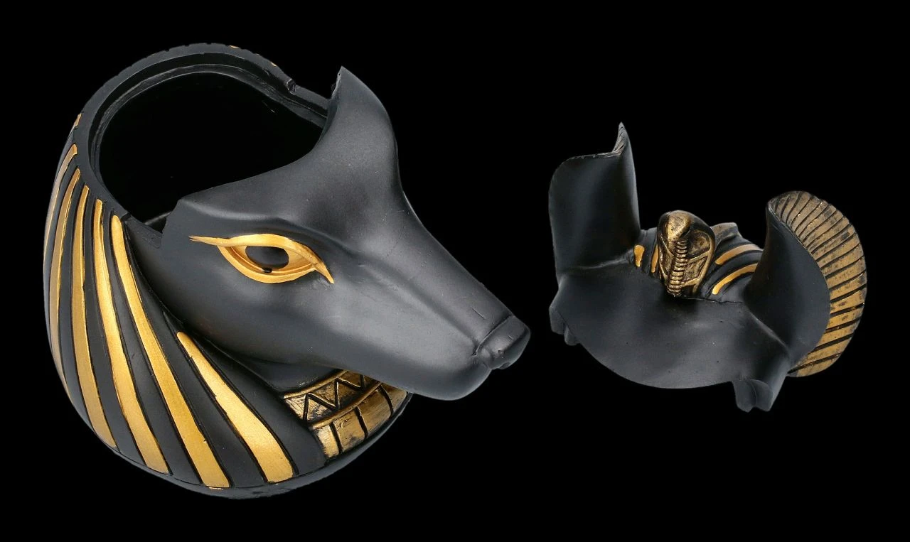 Schatulle - Anubis Kopf 4 Schatulle - Anubis Kopf – Bild 2