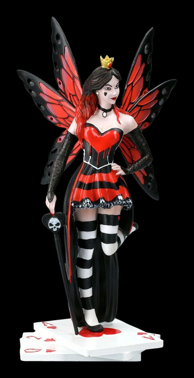 Elfen Figur - Queen Of Hearts - Wonderland Fairies 4 Elfen Figur - Queen Of Hearts - Wonderland Fairies – Bild 2
