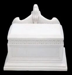 Tier Urne Weiß - Engel Steigt Empor -Figurenmodell Geschäft 2D FS23144 Tier Urne weiss Engel steigt empor 10 1280x1280