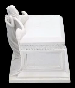 Tier Urne Weiß - Engel Steigt Empor -Figurenmodell Geschäft 2D FS23144 Tier Urne weiss Engel steigt empor 9 1280x1280