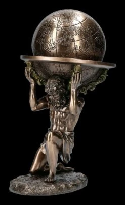 Atlas Figur - Kniend Trägt Welt Auf Schultern -Figurenmodell Geschäft 2D FS23164 Atlas Figur Kniend tragt Welt auf Schultern 13 1280x1280