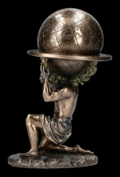 Atlas Figur - Kniend Trägt Welt Auf Schultern -Figurenmodell Geschäft 2D FS23164 Atlas Figur Kniend tragt Welt auf Schultern 9 1280x1280