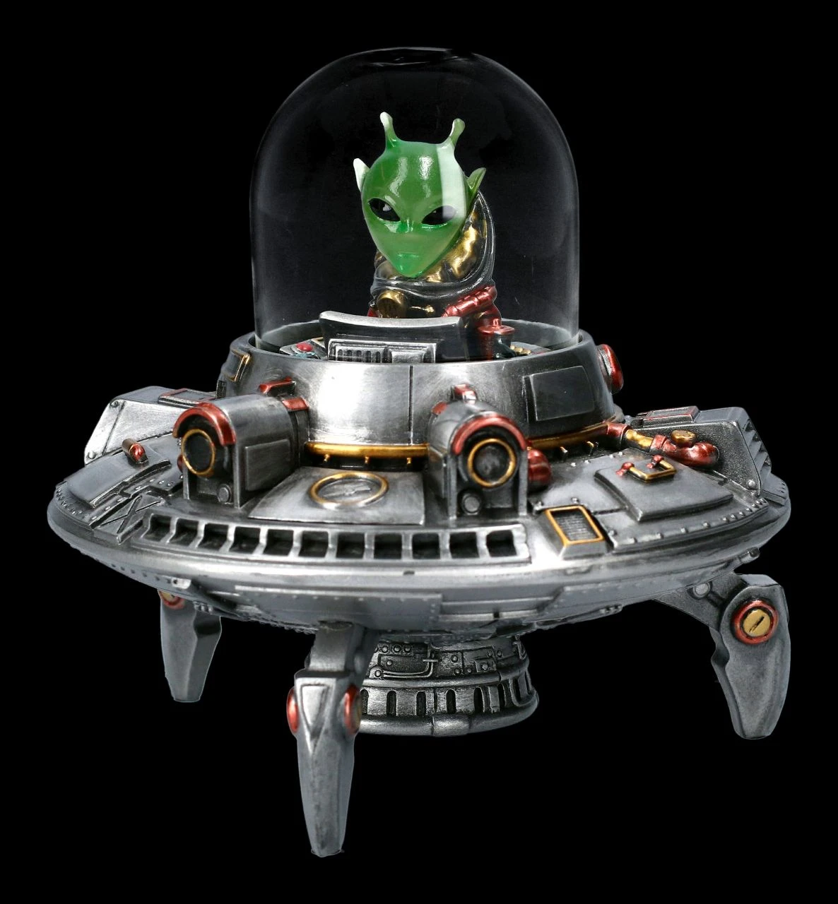 Alien Figur Im UFO Mit LED - First Contact 4 Alien Figur Im UFO Mit LED - First Contact – Bild 2