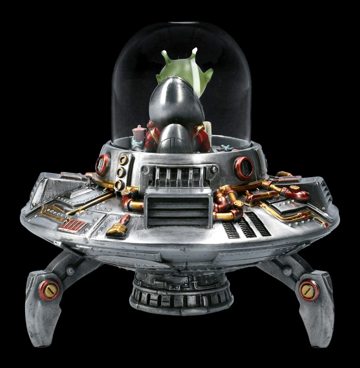 Alien Figur Im UFO Mit LED - First Contact 8 Alien Figur Im UFO Mit LED - First Contact – Bild 6