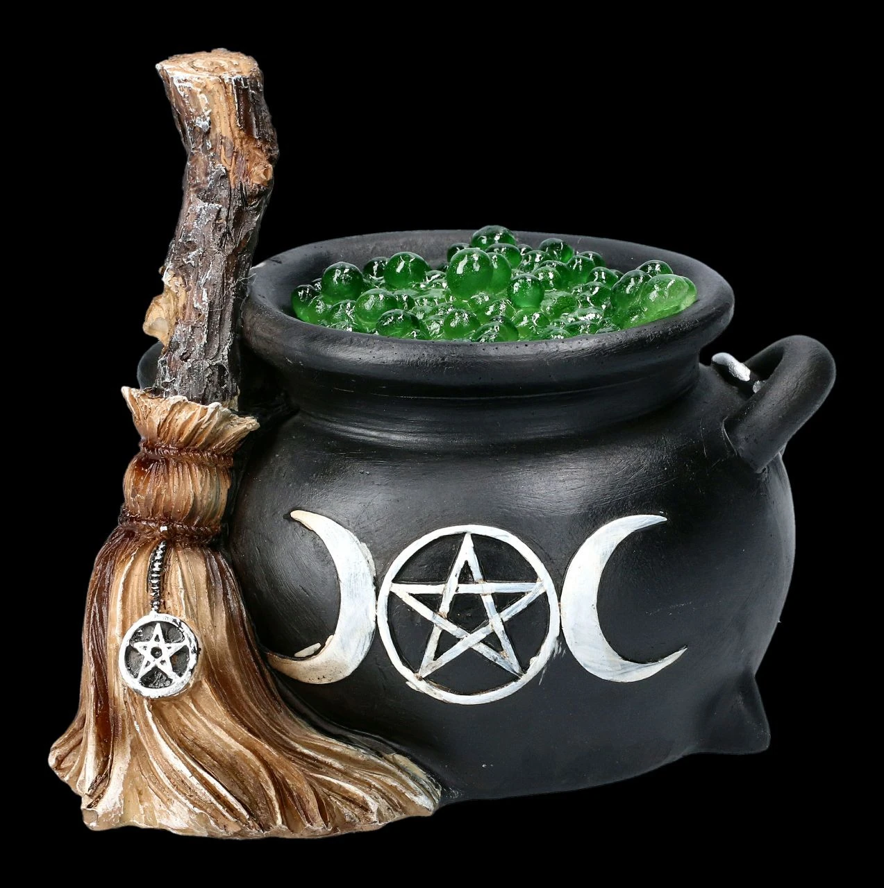 Hexenkessel Dekofigur Mit Beleuchtung 3 Hexenkessel Dekofigur Mit Beleuchtung