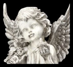 Grabengel Figur Mit Vogel Und Blume -Figurenmodell Geschäft 2D FS23226 Grabengel Figur mit Vogel und Blume 9 1280x1280