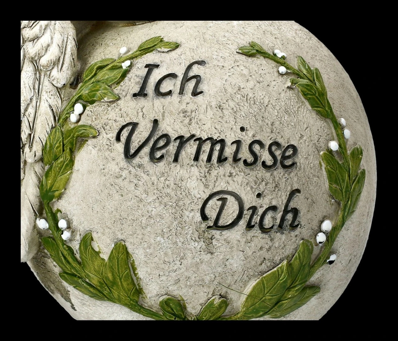 Grabengel Figur Mit Kugel - Ich Vermisse Dich 9 Grabengel Figur Mit Kugel - Ich Vermisse Dich – Bild 7