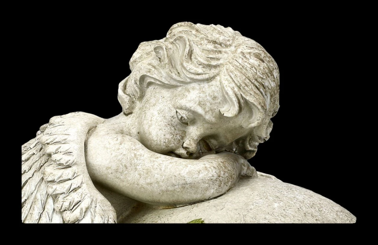 Grabengel Figur Mit Kugel - Ich Vermisse Dich 10 Grabengel Figur Mit Kugel - Ich Vermisse Dich – Bild 8