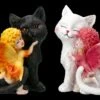 Blumen Feen Figuren Mit Katzen -Figurenmodell Geschäft 2D FS23274 Blumen Feen Figuren mit Katzen 1 1280x1280
