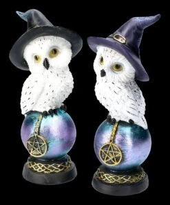 Schneeeulen Figuren Set - Zauberer -Figurenmodell Geschäft 2D FS23281 Schneeeugel Figuren Set Zauberer 6 1280x1280