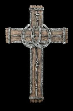 Western Kruzifix Mit Hufeisen