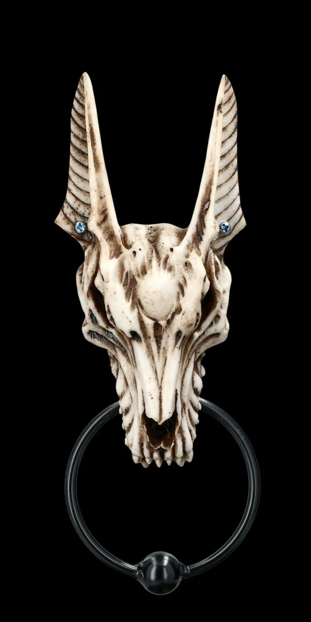 Türklopfer - Anubis Totenkopf 4 Türklopfer - Anubis Totenkopf – Bild 2