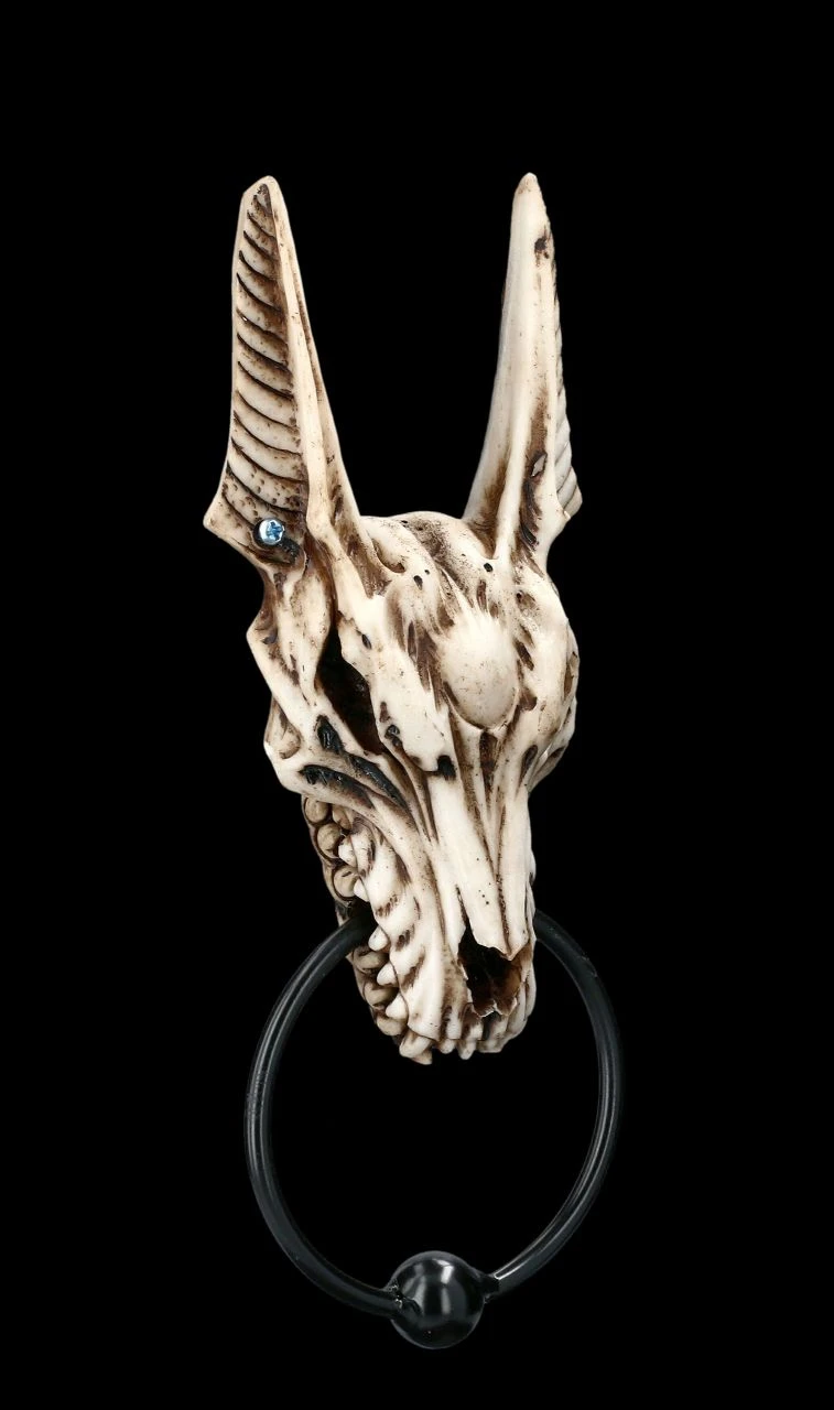 Türklopfer - Anubis Totenkopf 3 Türklopfer - Anubis Totenkopf