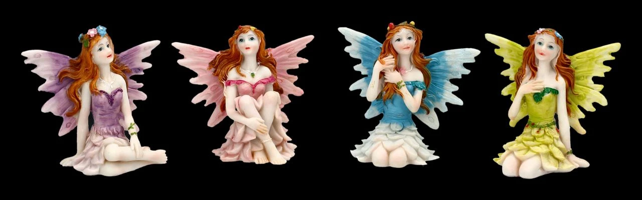 Elfen Figuren 4er Set - Glen Whispers 3 Elfen Figuren 4er Set - Glen Whispers
