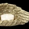 Teelichthalter - Goldener Engelsflügel Liegend 2 Teelichthalter - Goldener Engelsflügel Liegend -Figurenmodell Geschäft 2D FS23409 TeelichthalterGoldener Engelsflugel liegend 2 1280x1280