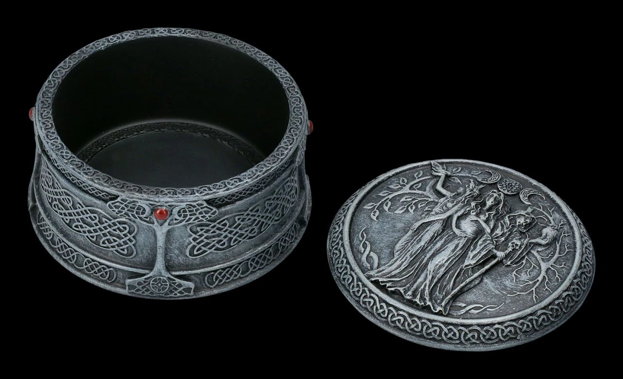 Schatulle - Hekate Dreifach-Göttin 4 Schatulle - Hekate Dreifach-Göttin – Bild 2