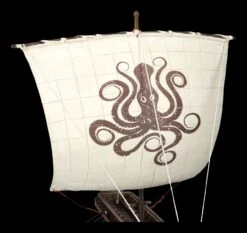 Griechische Trireme Mit Kraken Segel -Figurenmodell Geschäft 2D FS23602 Griechische Tireme mit Kraken Segel 18 1280x1280