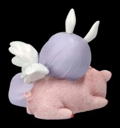 Dekofigur - Schlafendes Engelchen Mit Schweinchen -Figurenmodell Geschäft 2D FS23615 Dekofigur Schlafendes Engelchen mit Schweinchen 3 1280x1280