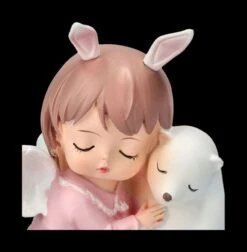 Dekofigur - Schlafendes Engelchen Mit Eisbär -Figurenmodell Geschäft 2D FS23617 Dekofigur Schlafendes Engelchen mit Eisb r 7 1280x1280