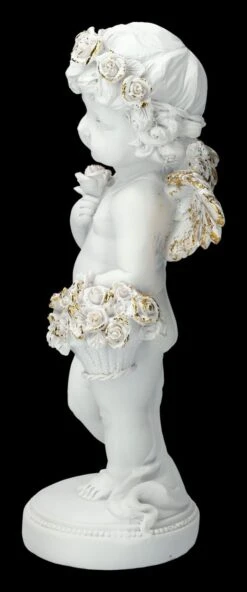 Engel Figur - Putte Mit Rosenkorb -Figurenmodell Geschäft 2D FS23679 ENgel Figur Putte mit Rosenkorb 2 1280x1280