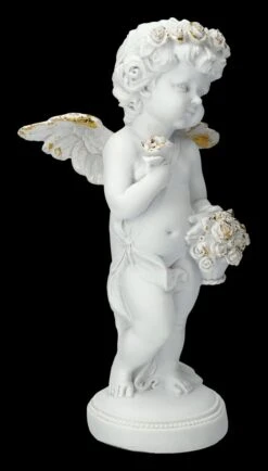 Engel Figur - Putte Mit Rosenkorb -Figurenmodell Geschäft 2D FS23679 ENgel Figur Putte mit Rosenkorb 5 1280x1280