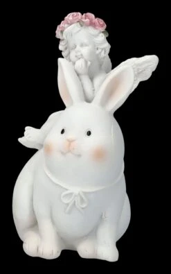 Engel Figur - Putte Auf Hase 14 Engel Figur - Putte Auf Hase -Figurenmodell Geschäft 2D FS23685 Engel Figur Putte auf Hase 6 1280x1280