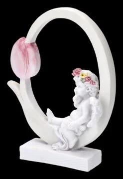 Engel Figur - Putte Mit Tulpe -Figurenmodell Geschäft 2D FS23699 Engel Figur Putte mit Tulpe 8 1280x1280
