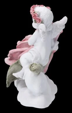 Engel Figur - Putte Mit Großer Rose -Figurenmodell Geschäft 2D FS23700 Engel Figur Pute mit grosser Rose 2 1280x1280