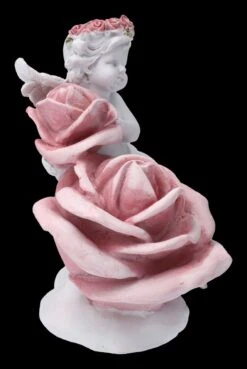 Engel Figur - Putte Mit Großer Rose -Figurenmodell Geschäft 2D FS23700 Engel Figur Pute mit grosser Rose 4 1280x1280