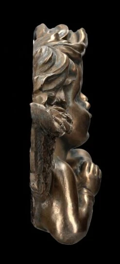 Wanddeko - Putten Mit Herz Bronziert -Figurenmodell Geschäft 2D FS23706 WAnddeko Putten mit Herz bronziert 11 1280x1280