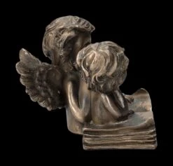 Engel Figur - Putten Auf Buch Bronziert -Figurenmodell Geschäft 2D FS23708 Engel Figur Putten auf Buch bronziert 4 1280x1280