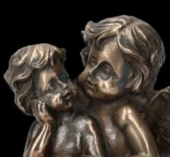 Engel Figur - Putten Auf Buch Bronziert -Figurenmodell Geschäft 2D FS23708 Engel Figur Putten auf Buch bronziert 7 1280x1280