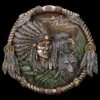 Wandrelief - Indianer Mit Wolf Und Adler 1 Wandrelief - Indianer Mit Wolf Und Adler -Figurenmodell Geschäft 2D FS23926 Wandrelief Indianer mit Wolf und Adler 1 1280x1280