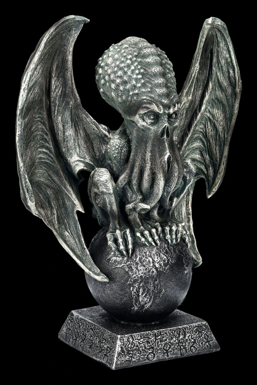 Cthulhu Figur Auf Weltkugel 4 Cthulhu Figur Auf Weltkugel – Bild 2