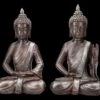 Buddha Figuren 2er Set - Meditation Braun -Figurenmodell Geschäft 2D FS23998 Buddha Figuren 2er Set Meditation braun 1 1280x1280