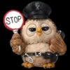 Lustige Eulen Figur - Polizist -Figurenmodell Geschäft 2D FS24079 Lustige Eulen Figur Polizist 1 1280x1280
